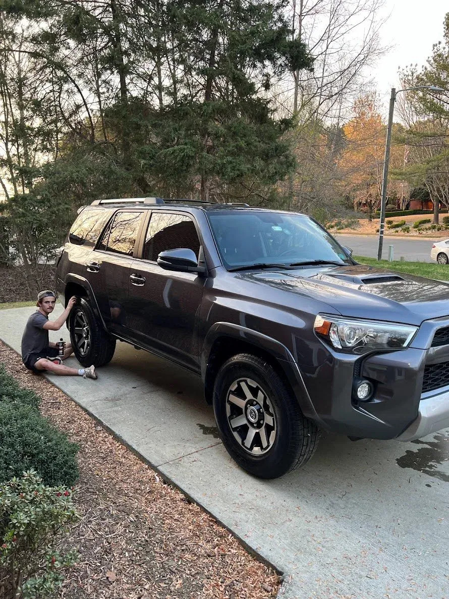 Heat treatment applied to tires during detailing