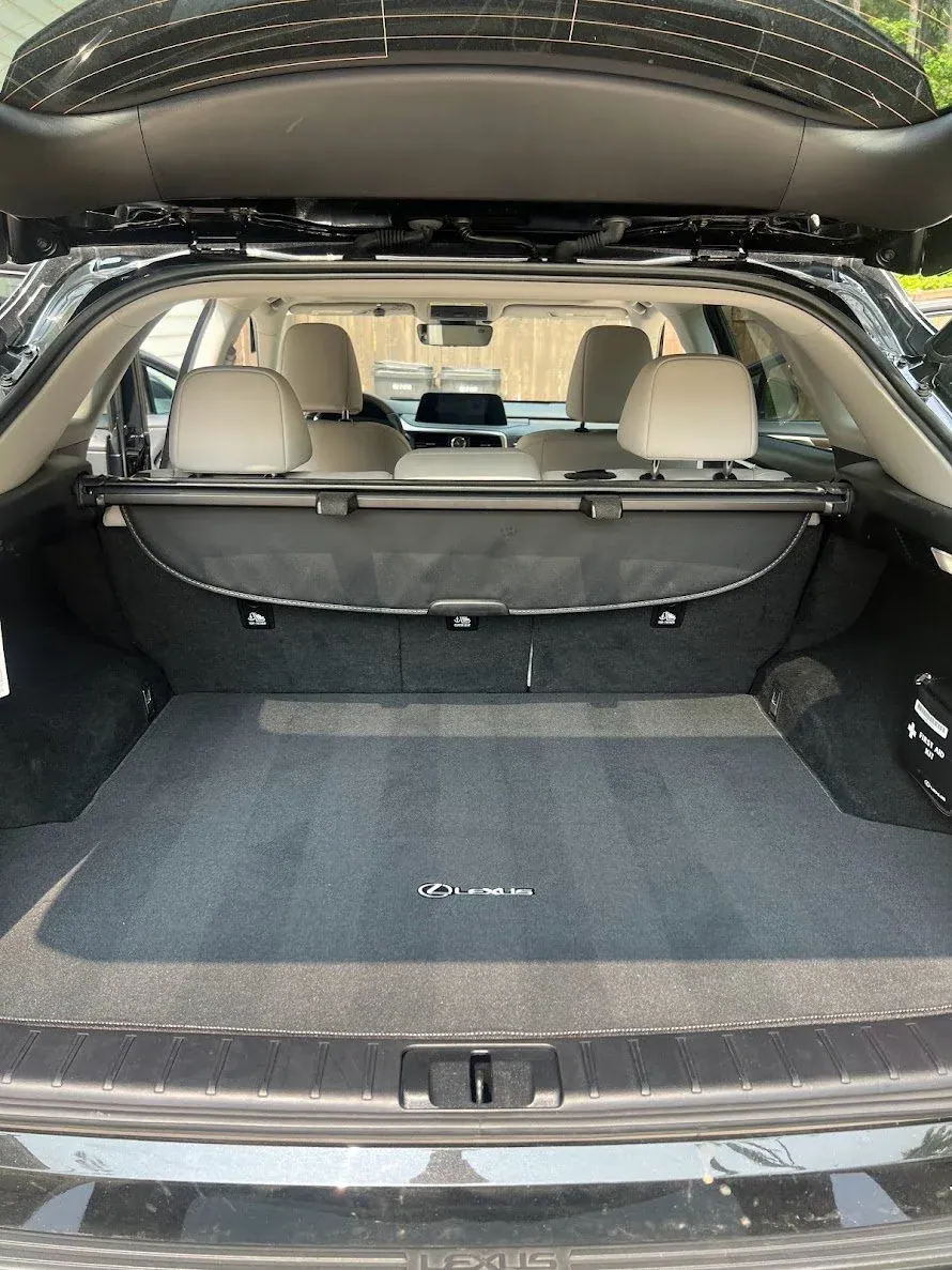 Lexus trunk space deep cleaned